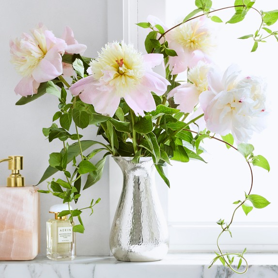 AERIN x Williams Sonoma Home Silver Hammered Vase