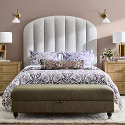 Morris &amp; Co. x Williams Sonoma Home Blue Bell Duvet Cover &amp; Shams, Plum