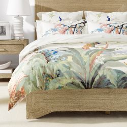 Painted Peacock Duvet Cover &amp; Shams