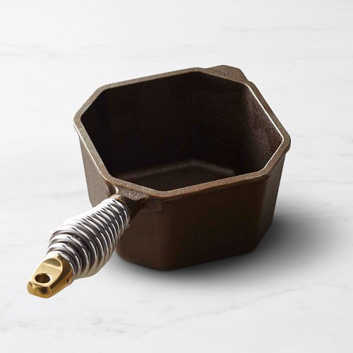 FINEX Seasoned Cast Iron Sauce Pot, 1-Qt.