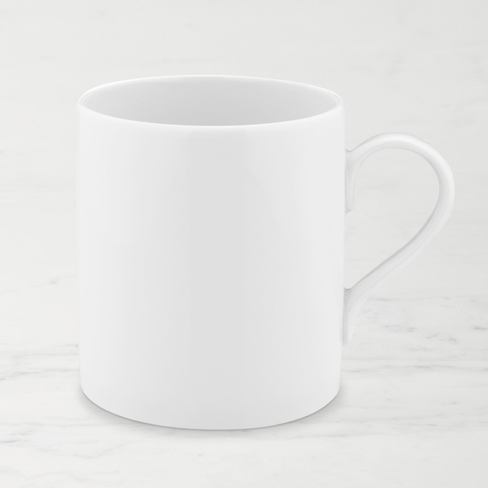 Apilco Tuilleries Porcelain Mugs, Set of 4