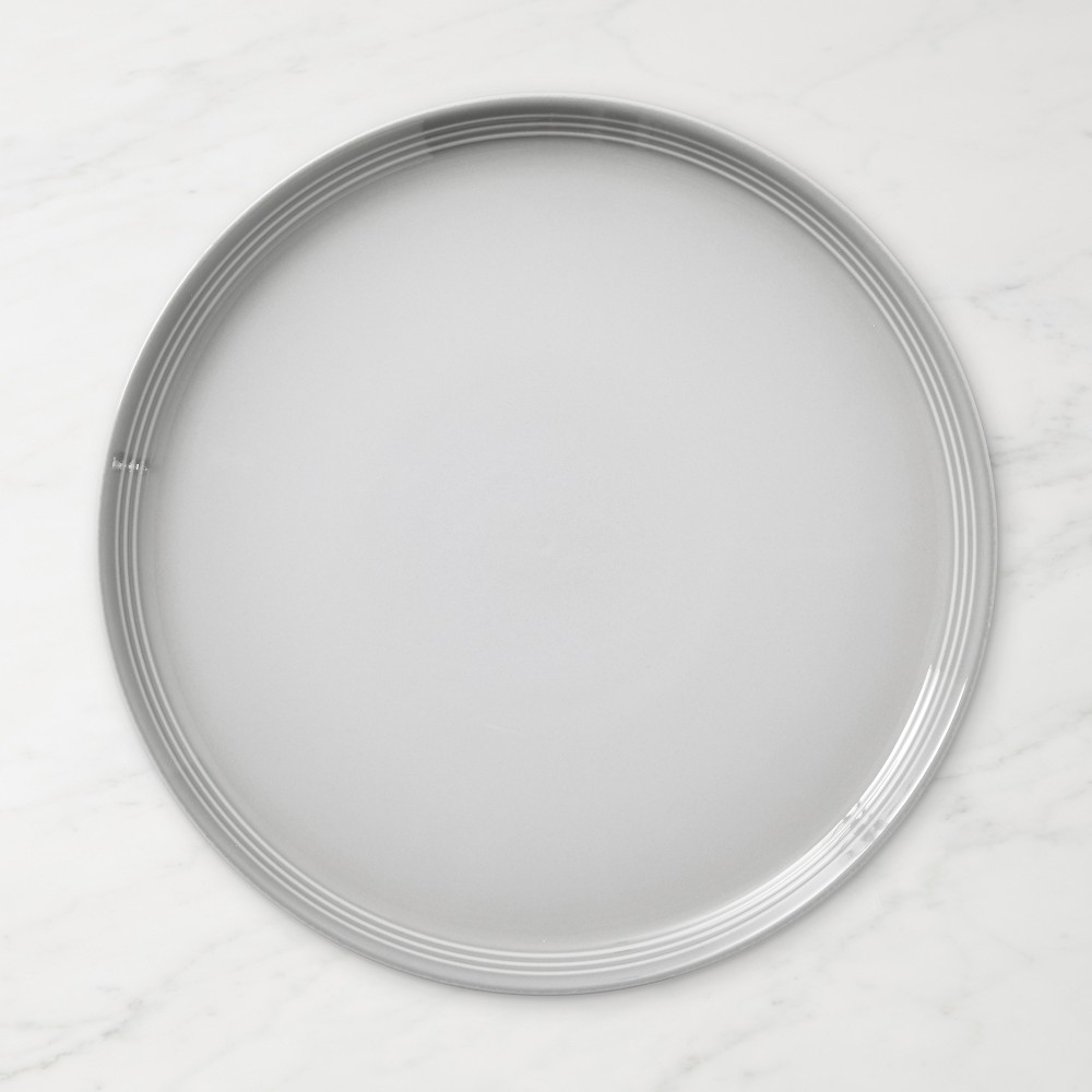 Le Creuset San Francisco Coupe Dinner Plates - Set of 4, French Grey