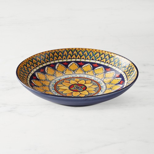 Sicily Ceramic Pasta Bowls, Set of 4