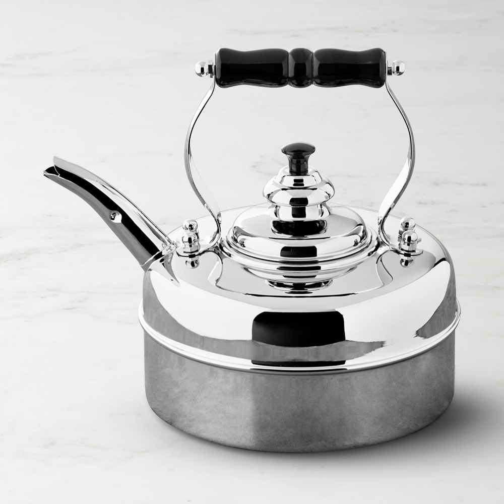 Simplex Kensington No 3 by Newey & Bloomer Chrome Traditional Tea Kettle - Chrome