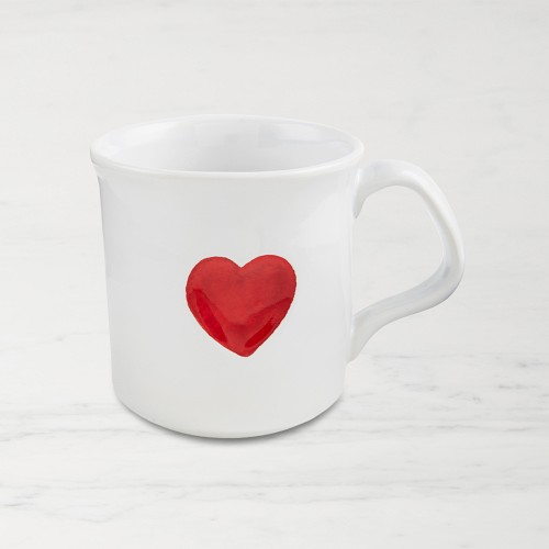 Heart Mugs, Set of 4