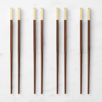 Williams Sonoma Red Sandalwood Chopsticks, Set of 4