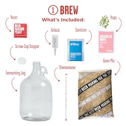 DIY Beer Making and Bottling Kit, American Pale Ale