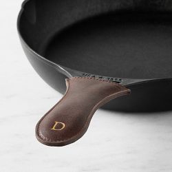 Personalized Leather Handle Sleeve for Lodge Skillet