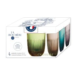 La Rochere Ouessant Mixed Tumblers, 10-oz, Set of 4