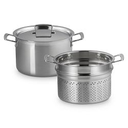 Le Creuset Classic Stainless-Steel Multipot, 7 1/2-Qt.