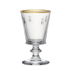 La Rochere Bee Gold Rim Wine Glasses, Set of 4