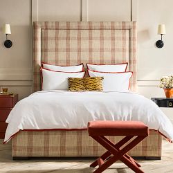 Irving Nontufted Upholstered Bed &amp; Headboard with Welt