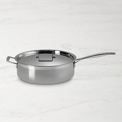 Le Creuset Classic Stainless-Steel Saute Pan, 6-Qt.