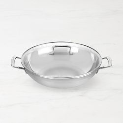 Le Creuset Classic Stainless-Steel Wok, 4 1/2-Qt.