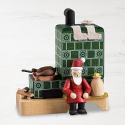 Richard Glaesser Incense Burner , Smoke Stove with Santa Claus