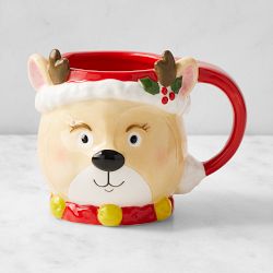 Reindeer &amp; Owl Figural Mug Set