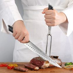 Cangshan Kuro Carving Set with Ashwood Box, Set of 2