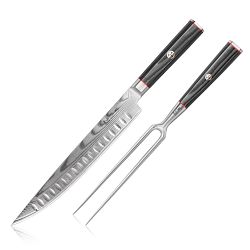 Cangshan Yari Carving Set with Ashwood Box, Set of 2