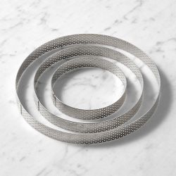 de Buyer Perforated Tart Ring, Set of 3