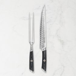 Cangshan Kuro Carving Set with Ashwood Box, Set of 2