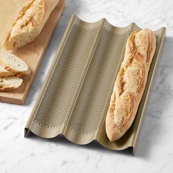 Williams Sonoma Goldtouch® Nonstick Savoury Baguette Loaf Pan