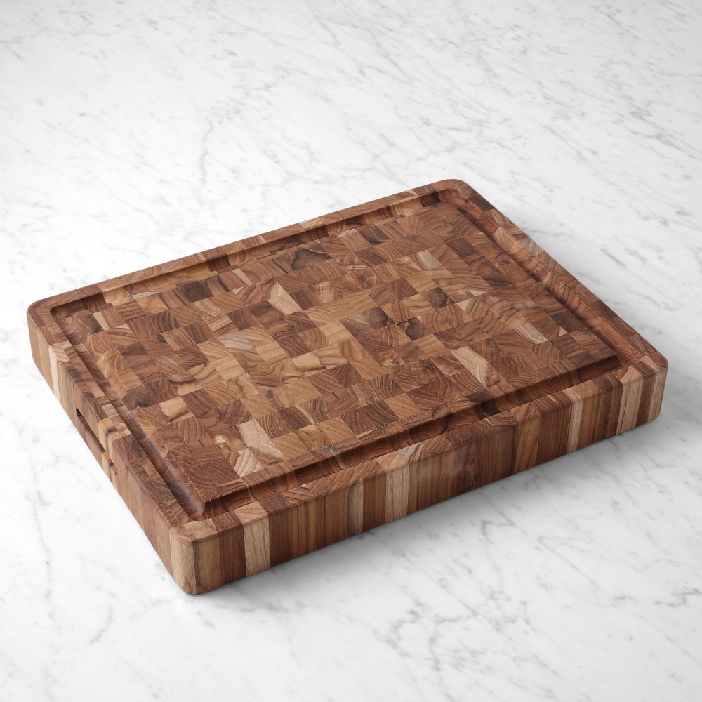Williams Sonoma End-Grain Chopping Block, Teak - Teak