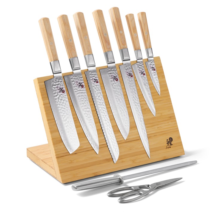 Miyabi Shiro Magnetic Easel Knife Block Set | Williams Sonoma