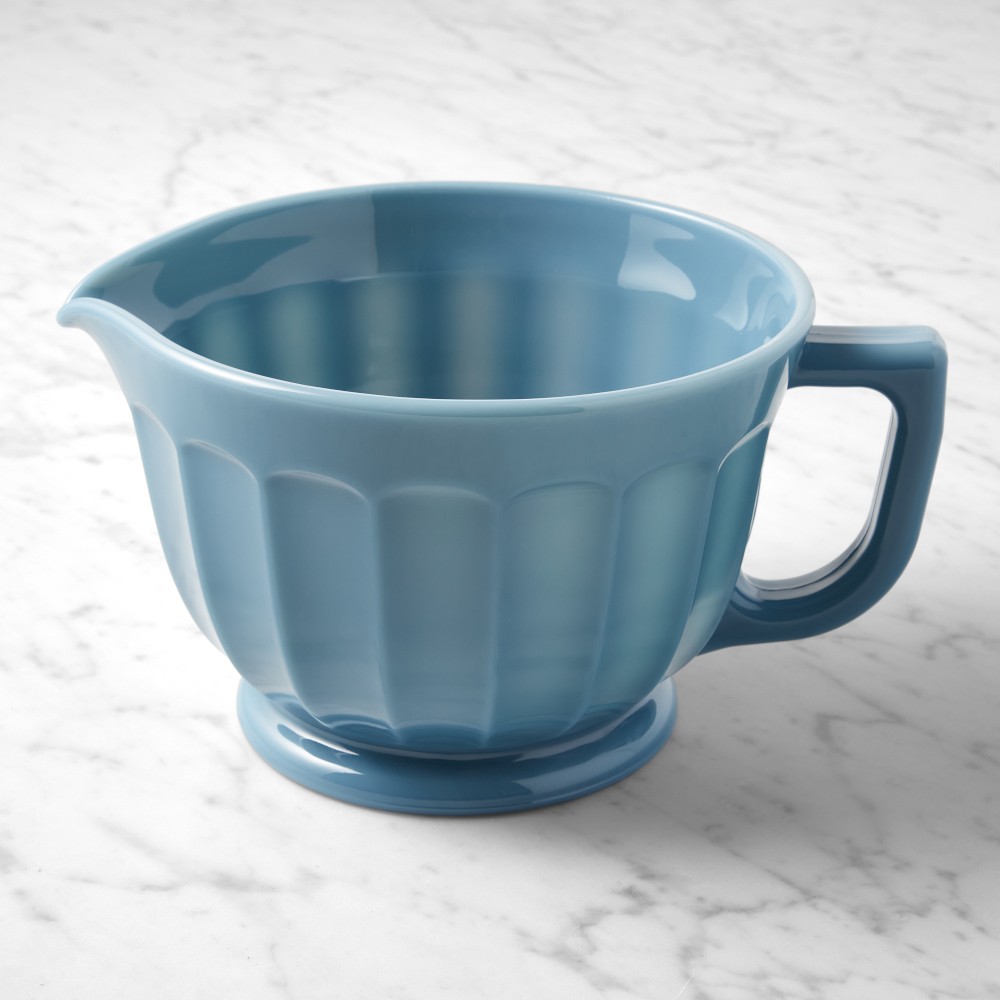 Mosser Glass Panel Batter Bowl - Georgia Blue