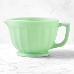 Mosser Glass Panel Batter Bowl, Jadeite
