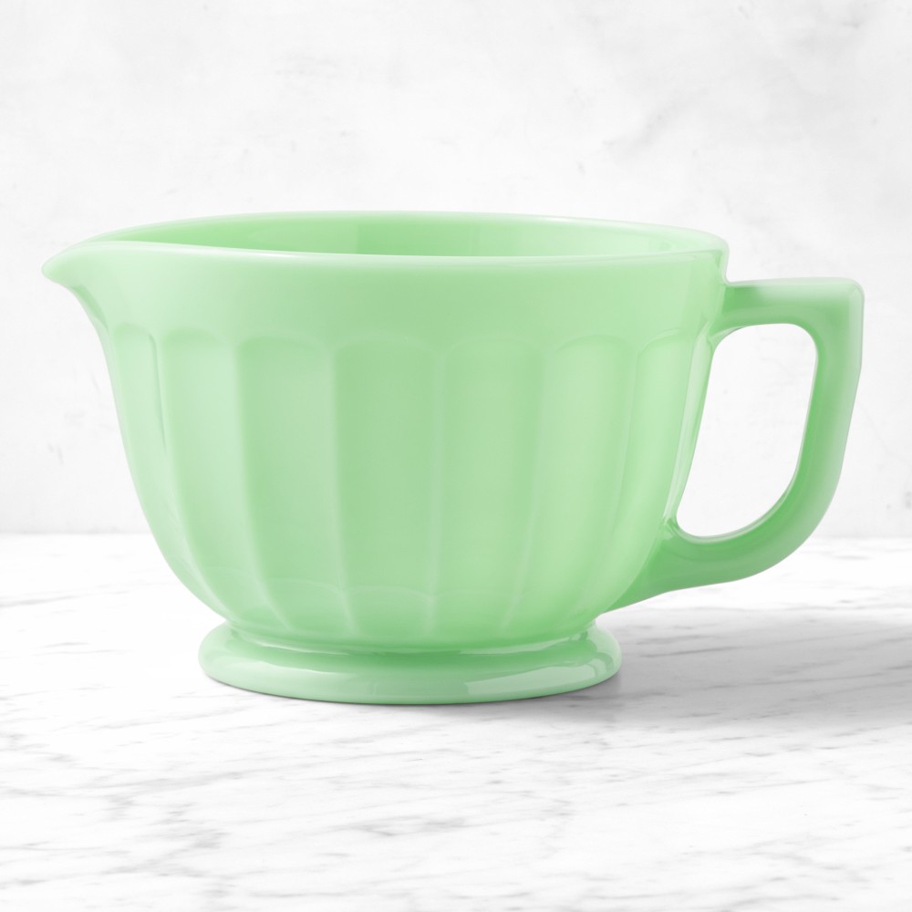 Mosser Glass Panel Batter Bowl - Jadeite