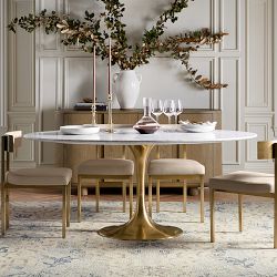 Tulip Oval Pedestal Dining Table (70&quot;)