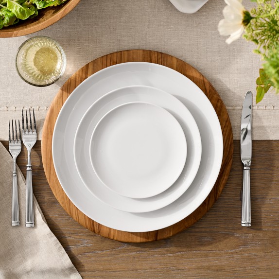 Pillivuyt Coupe Porcelain Appetizer Plates