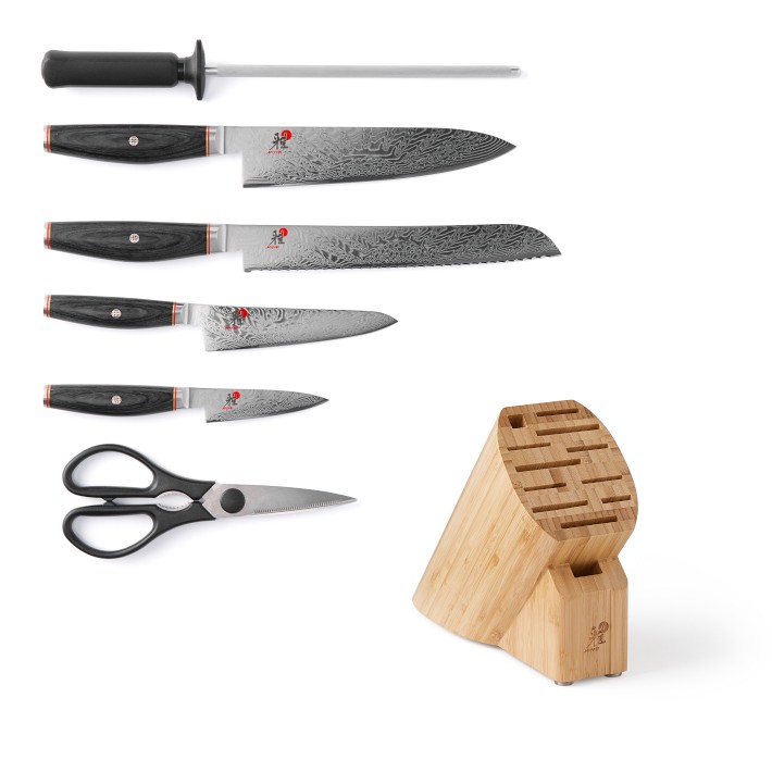 Miyabi Tenmei Knife Block Set of 7 | Williams Sonoma