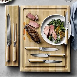 Shun Hikari Carving Knife &amp; Meat Fork Set