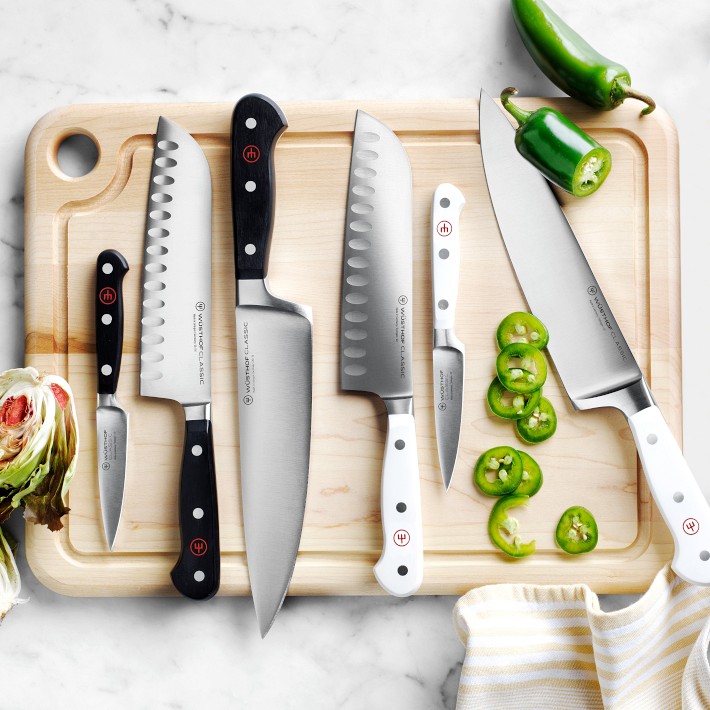 Wusthof Classic Hollow-Edge Santoku Knife | Williams Sonoma