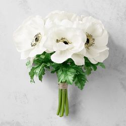 Real Touch Faux White Anemone Bundle