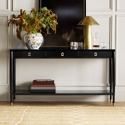 Lacourte 3-Drawer Open Console Table (61")