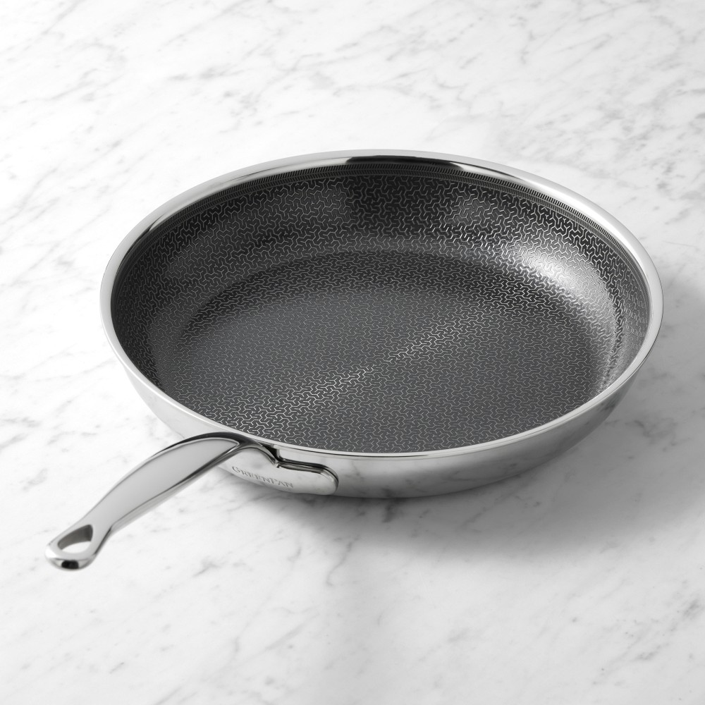 GreenPan™ Premiere Max Hybrid Stainless-Steel Ceramic Nonstick Fry Pans - 12"