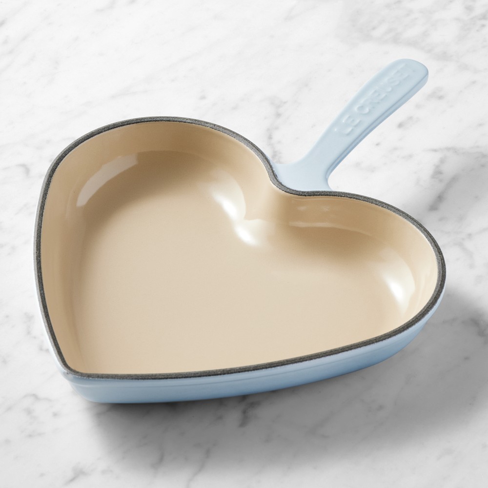 Le Creuset Enameled Cast Iron Heart Skillet Fry Pan