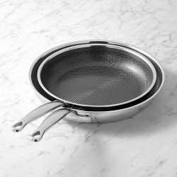 GreenPan Premiere Max Stainless-Steel Ceramic Nonstick Hybrid Fry Pan Set, 10" & 12"
