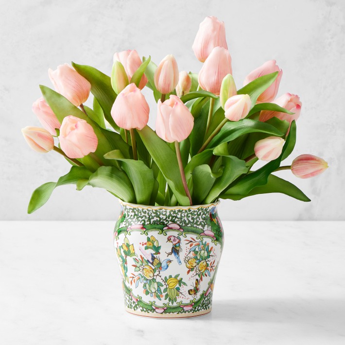 Real Touch Faux Tulip Bouquet | Williams Sonoma
