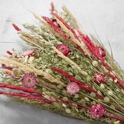 Dried Mixed Floral Pink Bouquet