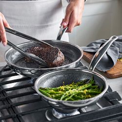 GreenPan Premiere Max Stainless-Steel Ceramic Nonstick Hybrid 14-Piece Cookware Set