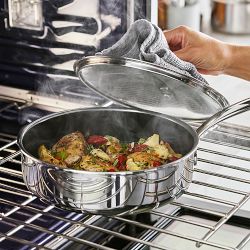 GreenPan Premiere Max Stainless-Steel Ceramic Nonstick Hybrid 14-Piece Cookware Set