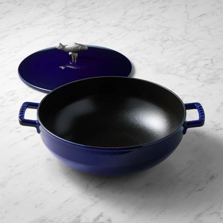 Staub Bouillabaisse Pot with Fish Knob - 5-Qt. | Williams Sonoma