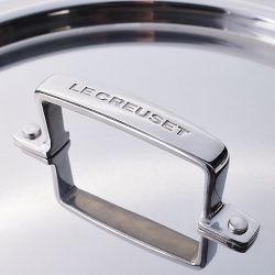 Le Creuset Classic Stainless-Steel Saucepan, 3-Qt.