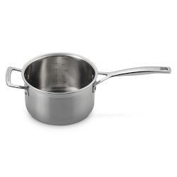 Le Creuset Classic Stainless-Steel Saucepan, 3-Qt.