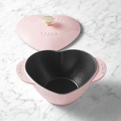 Staub Enameled Cast Iron Heart Dutch Oven, 1 3/4-Qt