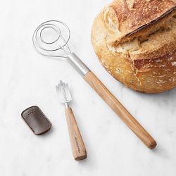 Williams Sonoma Olivewood Bread Tools Boxed Set