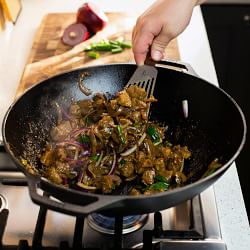 Lodge Classic Seasoned Cast Iron Wok, 14"